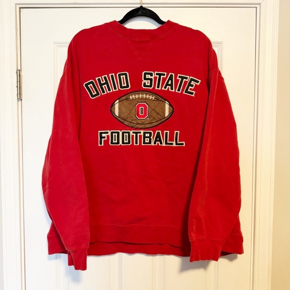 adidas Tops - Vintage adidas Ohio state university embroidered pullover sweatshirt